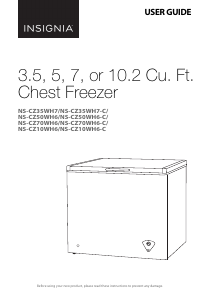 Handleiding Insignia NS-CZ70WH6 Vriezer