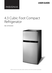 Manual Insignia NS-CF43SS9 Fridge-Freezer