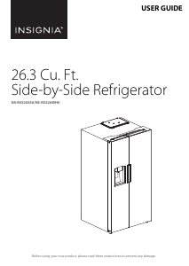 Manual Insignia NS-RSS26SS0 Fridge-Freezer