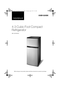 Manual Insignia NS-CF43SS7 Fridge-Freezer