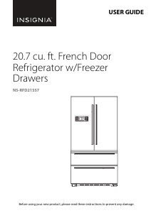 Handleiding Insignia NS-RFD21SS7 Koel-vries combinatie