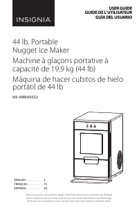 Mode d’emploi Insignia NS-IMN44SS2 Machine à glaçons