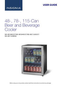 Manual Insignia NS-BC84SS7 Refrigerator