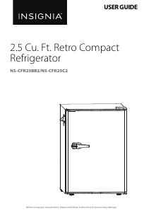 Manual Insignia NS-CFR25C2 Refrigerator