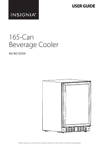Manual Insignia NS-BC1ZSS9 Refrigerator