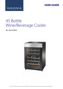 Manual Insignia NS-WC45BK7 Wine Cabinet