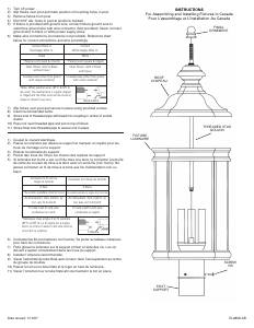 Mode d’emploi Kichler 9918TZ Kirkwood Lampe