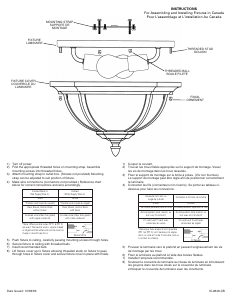 Handleiding Kichler 9848BK Salisbury Lamp