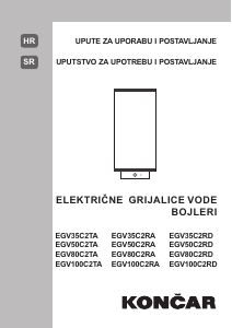 Priručnik Končar EGV35C2RD Bojler