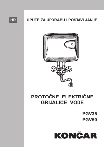 Priručnik Končar PGV50 Bojler