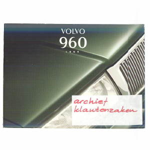 Handleiding Volvo 960 (1995)