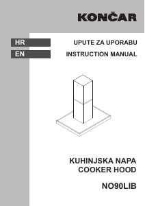 Priručnik Končar NO90LIB Kuhinjska napa