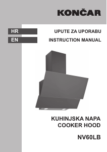 Manual Končar NV60LB Cooker Hood