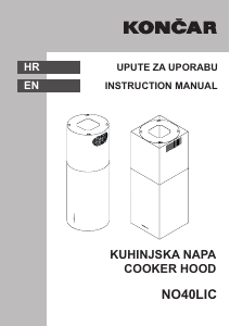 Priručnik Končar NO40LIC Kuhinjska napa