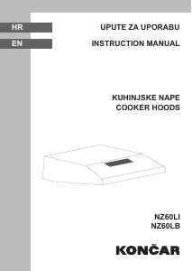 Priručnik Končar NZ60LB Kuhinjska napa