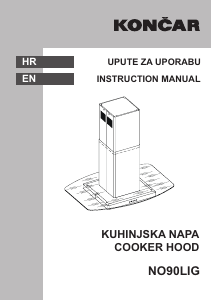 Priručnik Končar NO90LIG Kuhinjska napa