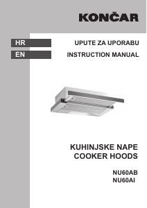 Priručnik Končar NU60AB Kuhinjska napa