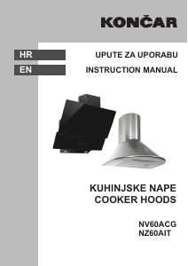 Priručnik Končar NV60ACG Kuhinjska napa