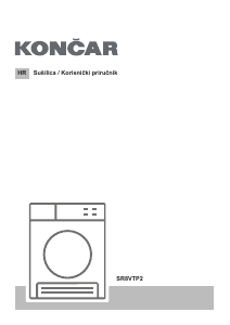 Priručnik Končar SR8VTP2 Sušilica