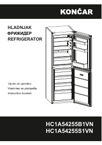 Прирачник Končar HC1A54255B1VN Фрижидер-замрзнувач