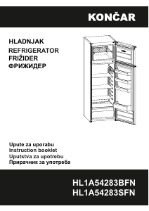 Manual Končar HL1A54283SFN Fridge-Freezer
