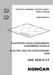 Manual Končar UKE 4530 K.CT Hob
