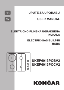 Manual Končar UKEP 6013 POBV2 Hob