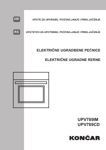Handleiding Končar UPV789CD Oven