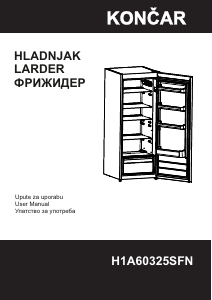 Прирачник Končar H1A60325SFN Фрижидер
