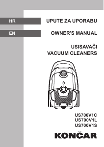 Priručnik Končar US700V1S Usisavač