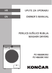 Priručnik Končar PS1486MK1INV Perilica – sušilica