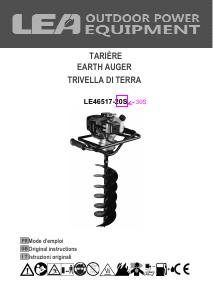 Mode d’emploi LEA LE46517-30S Tarière foreuse