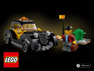 Manual Lego set 40532 Promotional Vintage taxi