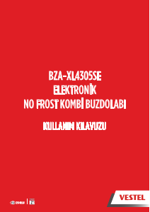 Kullanım kılavuzu Vestel BZA-XL4305SE Donduruculu buzdolabı