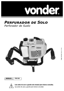Manual de uso Vonder PSV 520 Taladro de tierra