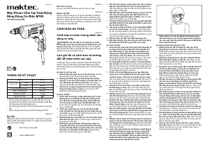 Hướng dẫn sử dụng Maktec MT60 Mũi khoan tác động