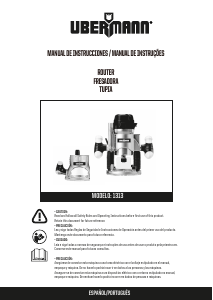 Manual de uso Ubermann 1313 Fresadora de superficie