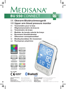 Manual Medisana BU 550 connect Medidor de pressão
