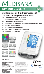 Bedienungsanleitung Medisana BW 300 connect Blutdruckmessgerät
