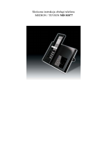 Instrukcja Medion MD 81877 Telefon bezprzewodowy