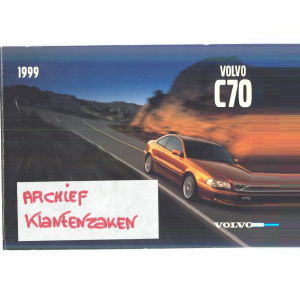Handleiding Volvo C70 (1999)