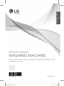 Manual LG WD100CK Washing Machine
