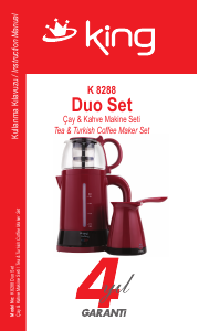 Mode d’emploi King K 8288 Duo Set Cafetière