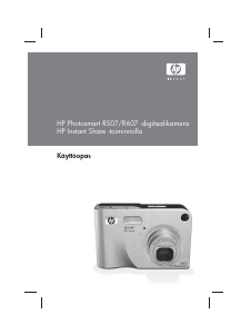 Käyttöohje HP Photosmart R607 Digitaalikamera