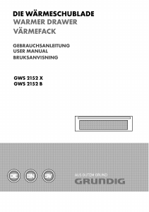 Handleiding Grundig GWS 2152 B Warmhoudlade