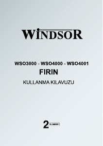 Kullanım kılavuzu Windsor WSO4000 Solo fırın