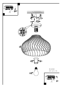 Bruksanvisning Eglo 32469 Lampa