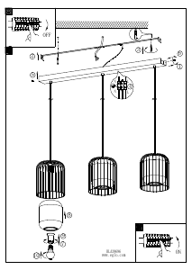 Manual Eglo 39696 Lampă