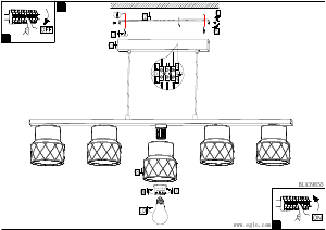 Bruksanvisning Eglo 39855 Lampa