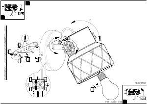 Bruksanvisning Eglo 39868 Lampa